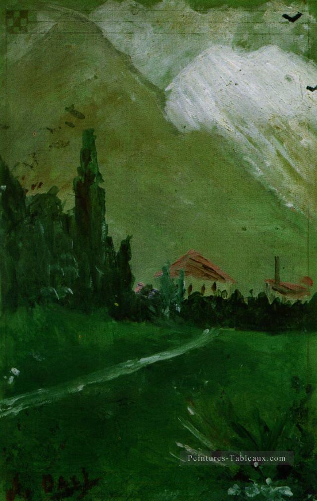 フィゲラス近くの風景 サルバドール・ダリ油絵